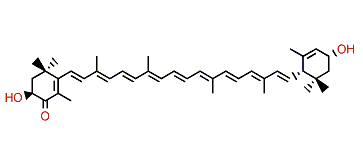 (3S,3'R,6'S)-3,3'-Dihydroxy-beta,epsilon-caroten-4-one